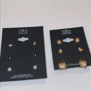Area Stars Earrings Bundle- NWT